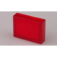 TH 18 x 24mm transparent red flat lens for 18...